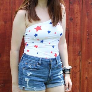 Aerie Onepiece 4th of July Swimsuit w/removable pads